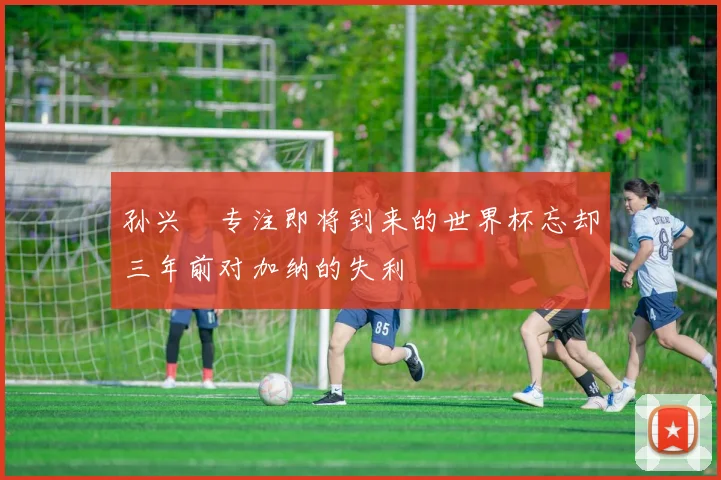 孙兴慜专注即将到来的世界杯忘却三年前对加纳的失利